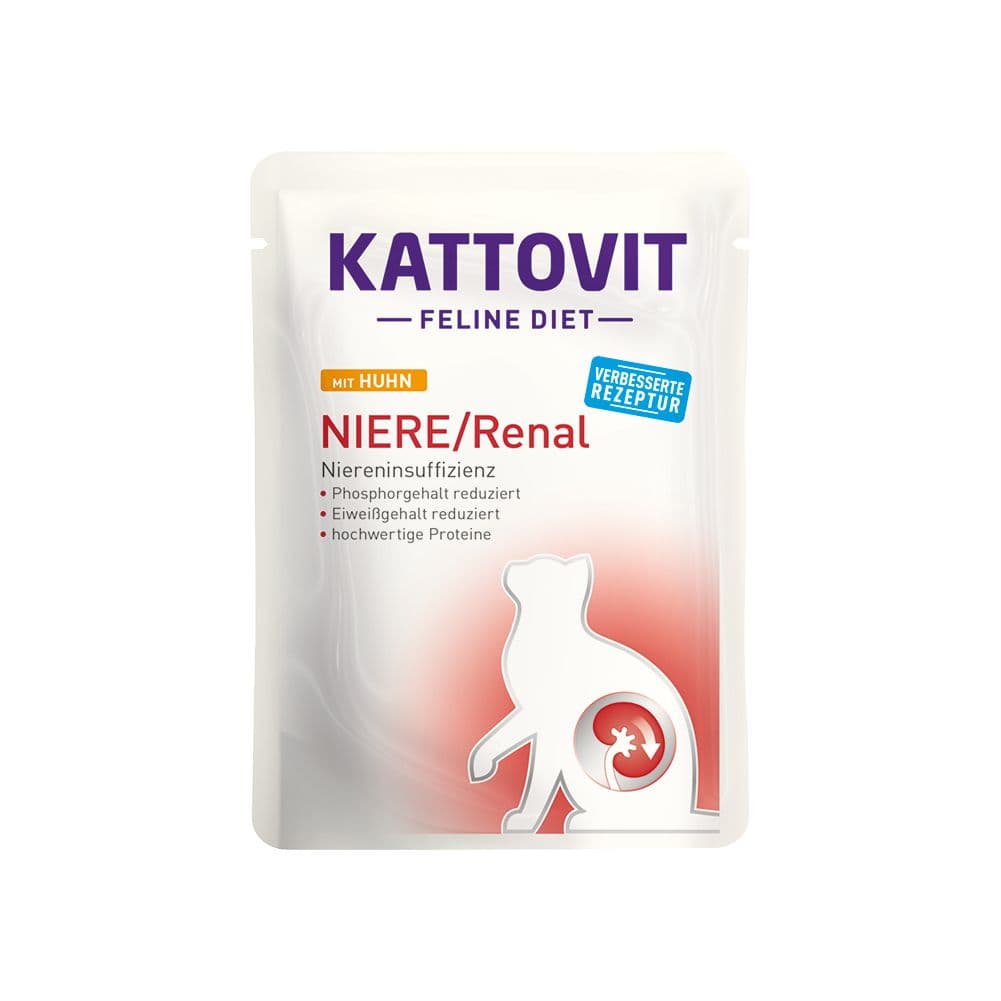 پوچ رنال گربه کتوویت با طعم مرغ Kattovit Renal Chicken Pouch