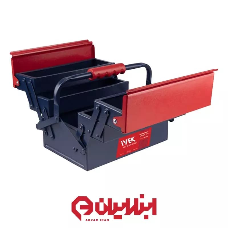 جعبه ابزار اتوماتیک 30 سانتیمتر فلزی 303 ایوک مدل K-8251 — تصویر ۲