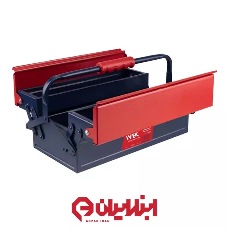 جعبه ابزار اتوماتیک 40 سانتیمتر فلزی 402 ایوک مدل K-8252 — تصویر ۲