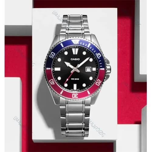 ساعت زنانه و مردانه کاسیو (Casio) اصل|مدل MDV-10D-1A3VDF — تصویر ۵