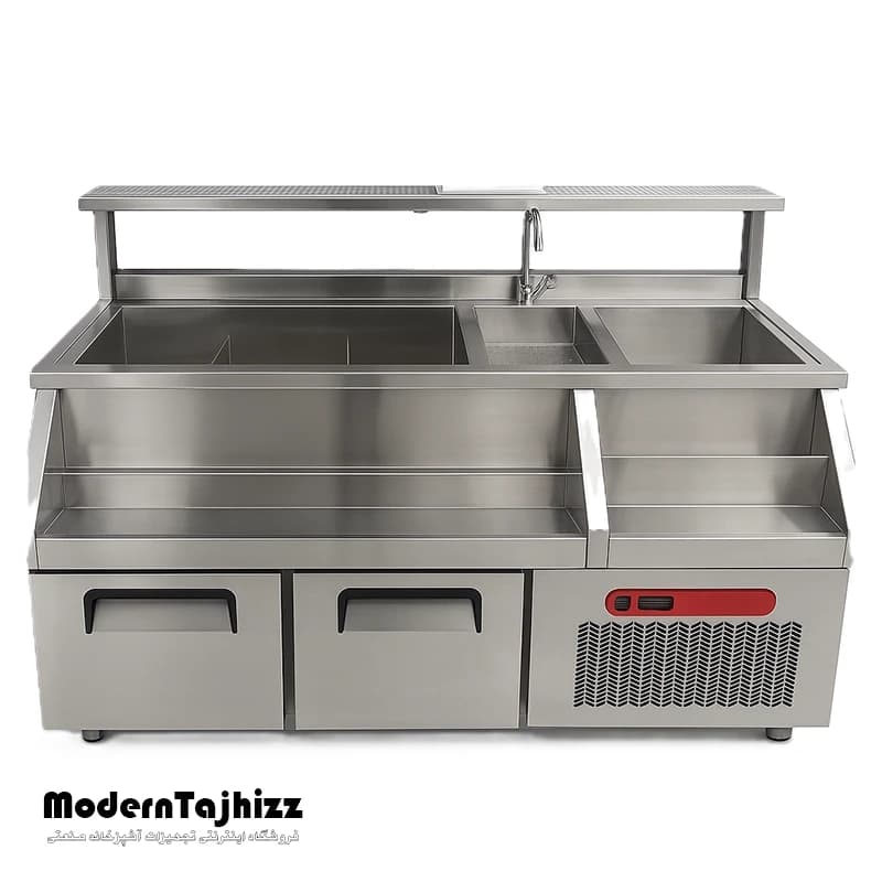 بار استیشن زیر فریزر 150 سانتی متر مکث سیلور MAX SILVER