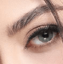 لنز چشم بیوتی شماره 18کد مدل ACEA220 رنگ خاکستری عسلی روشن — تصویر ۳