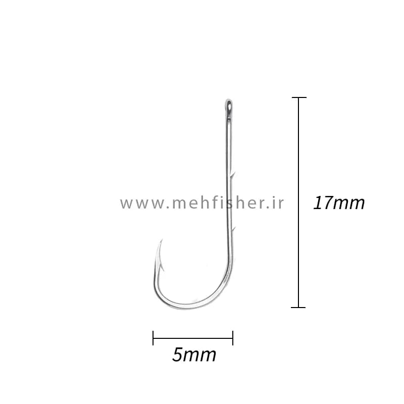 بسته 100 عددی قلاب ماهیگیری موستاد سایز 10 – Mustad 92247 — تصویر ۲