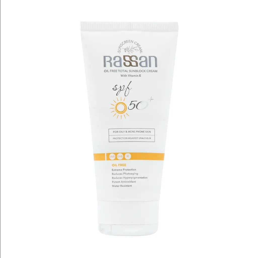 کرم ضد آفتاب فاقد چربی SPF50 پوست چرب راسن 40 میلی لیتر — تصویر ۲