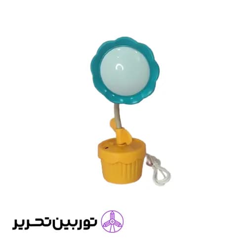 چراغ مطالعه فانتزی طرح گلدان- آبی