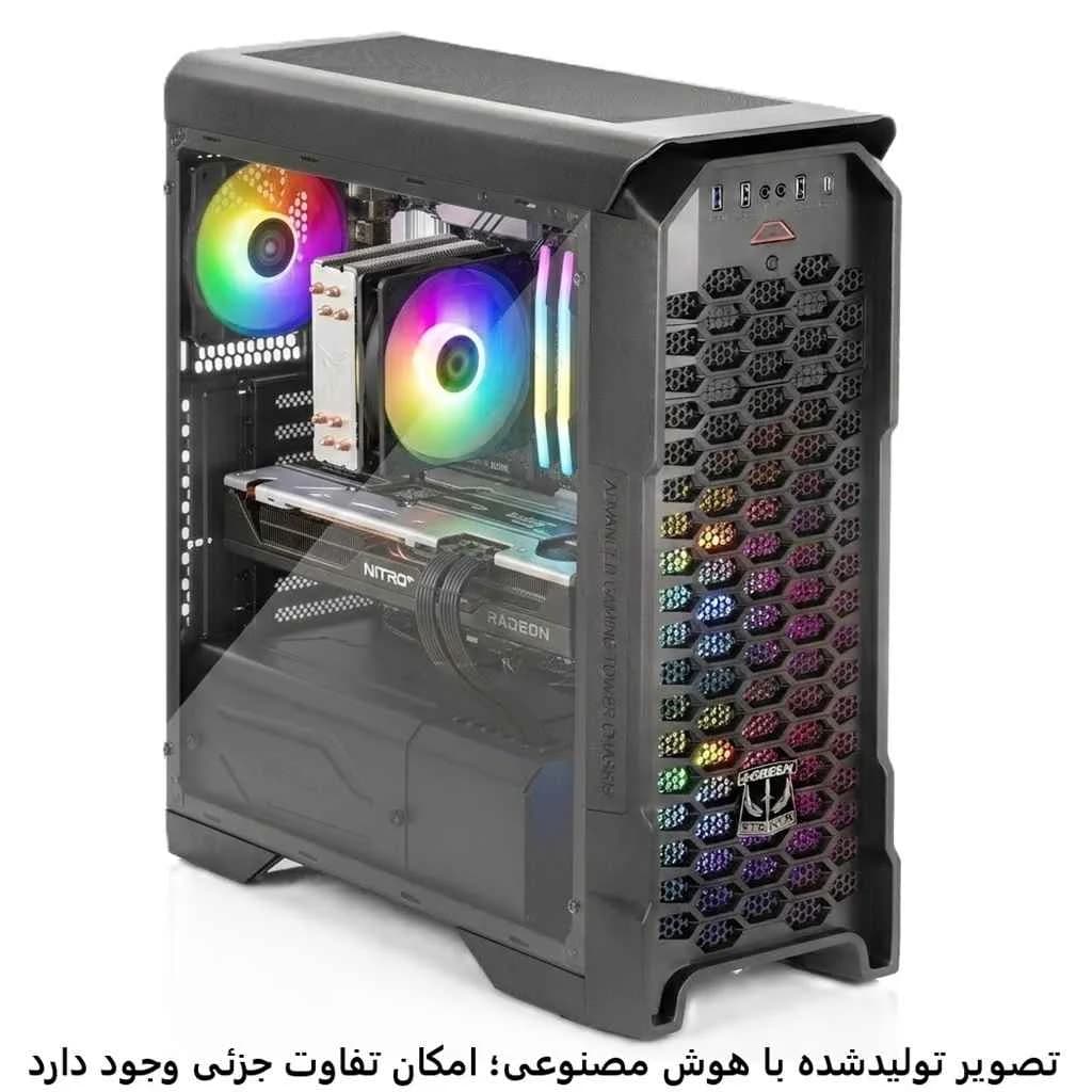 کیس اسمبل شده گیمینگ 7500F- B650mk- 32GB DDR5- SSD 1TB- RX6900 XT 16GB کد GS008 — تصویر ۴
