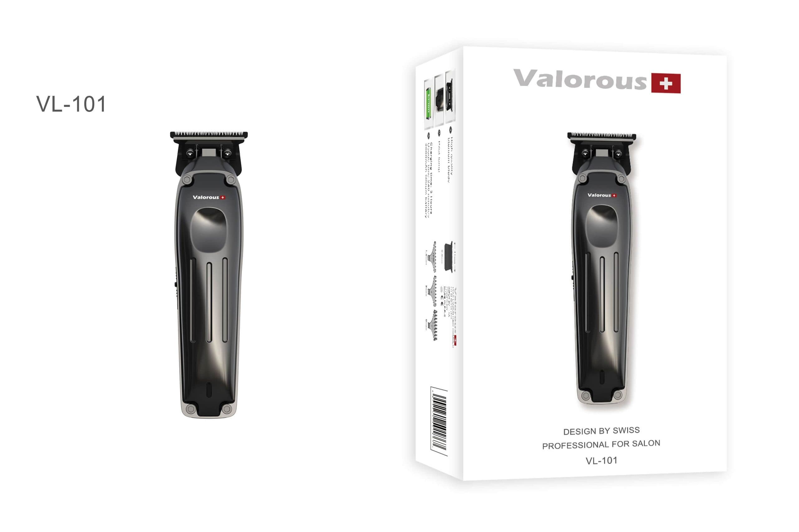 ماشین اصلاح حرفهای ولروس مدل Valorous VL-109 با تیغه استیل ضدزنگ و باتری قدرتمند 2000mAh — تصویر ۱۲