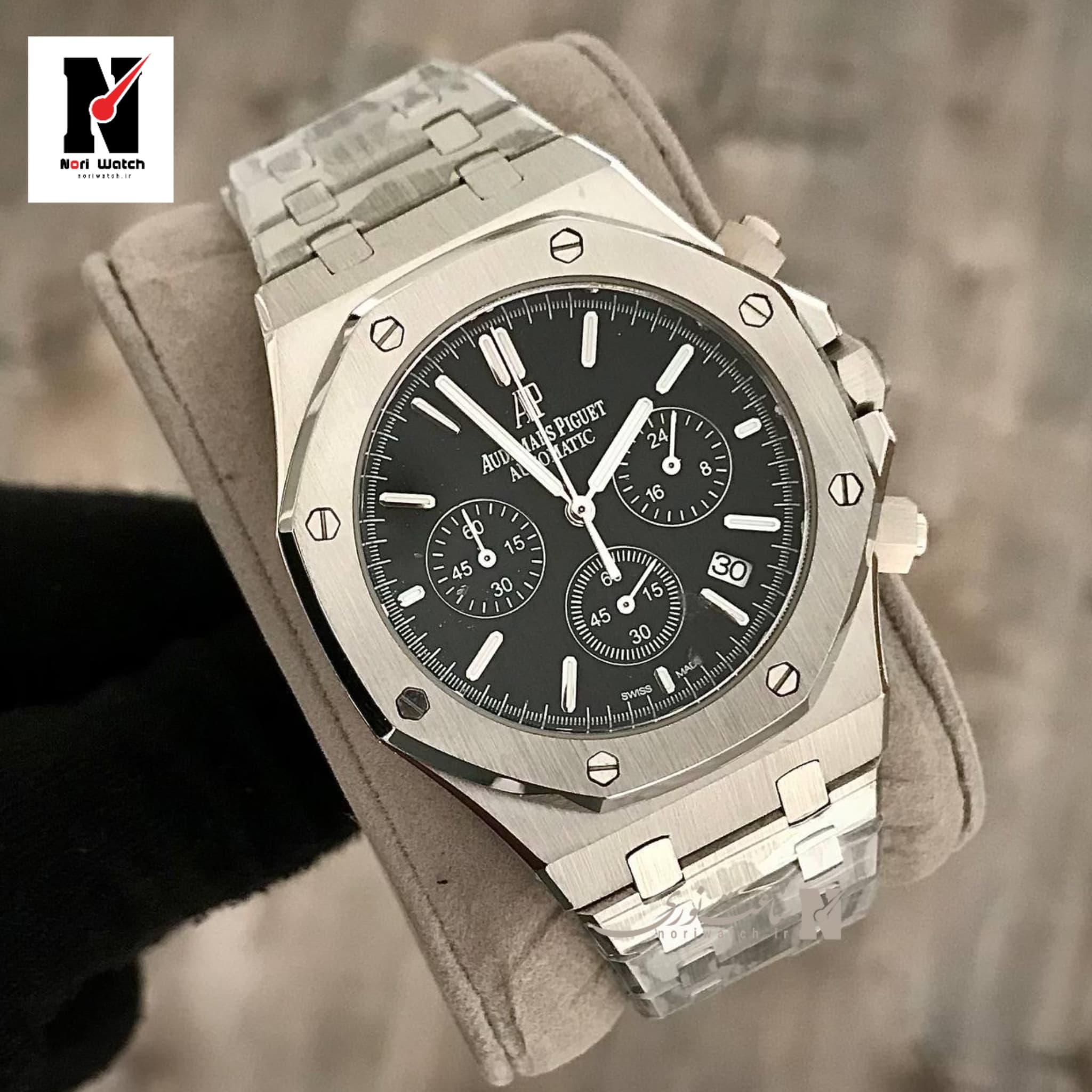 ساعت مچی مردانه اودمار پیگه سه موتوره کرنوگرافROYAL OAK