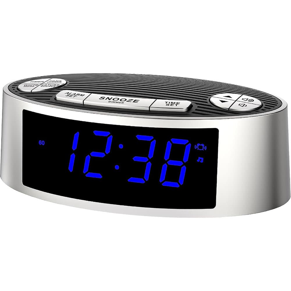 ساعت زنگدار رادیویی iTOMA CKS3301U | رادیو AM/FM، دو آلارم و نمایشگر LED نارنجی