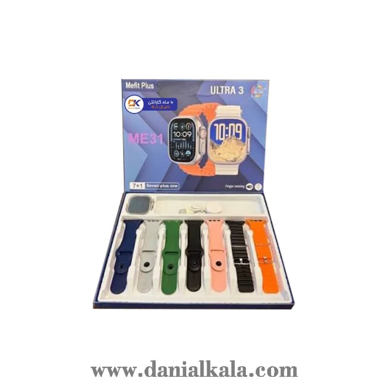 ساعت هوشمند Ultra3 مدل ME31 با 6 ماه گارانتی — تصویر ۲
