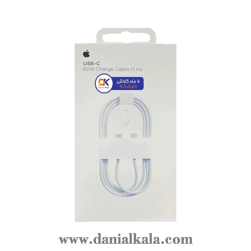کابل شارژ دو سر تایپ C اپل 60 وات مدل A2795 درجه دو (Standard) — تصویر ۲