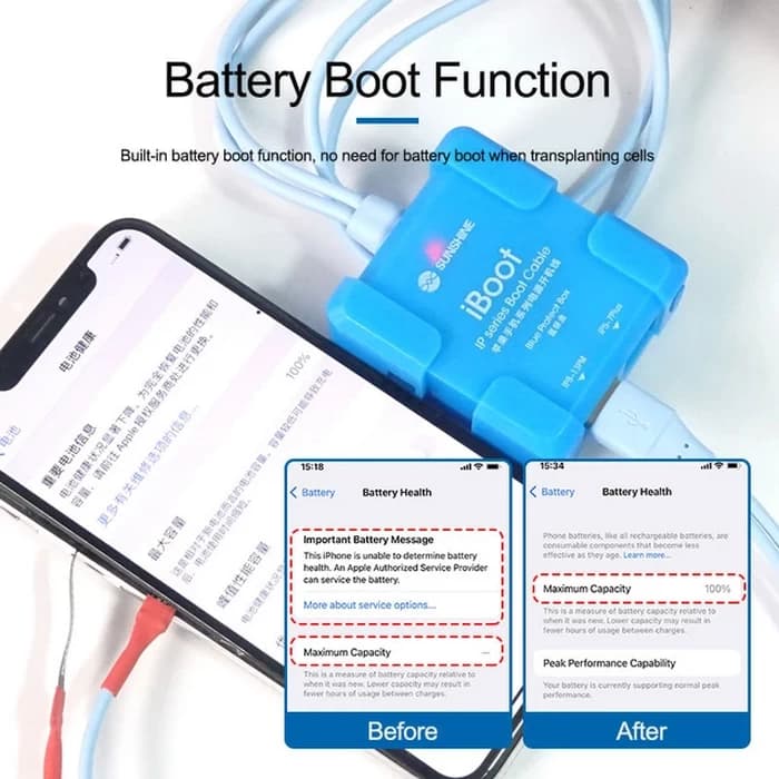 کابل منبع SUNSHINE iBOOT POWER A (6-14PM) — تصویر ۳