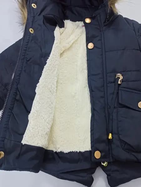 کاپشن دخترانه بچه گانه زمستانی | 1 تا 7 سال | لباس خوب — تصویر ۵