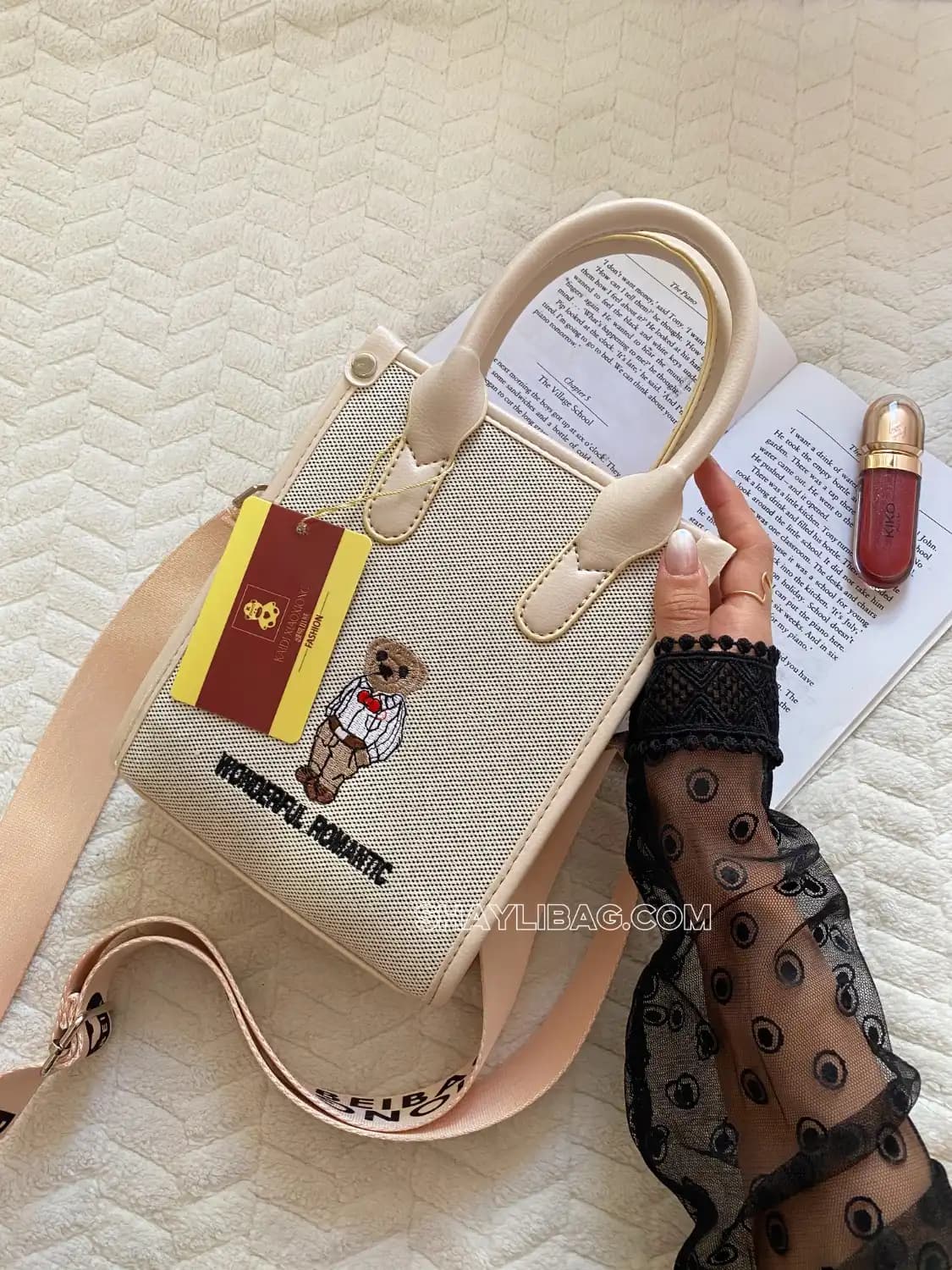 کیف دستی و دوشی زنانه مدل خرس — تصویر ۳