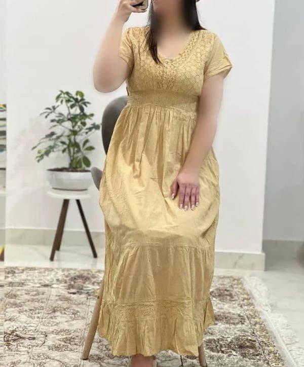پیراهن ساحلی آستین کوتاه سلین/کدمحصول2886 — تصویر ۷