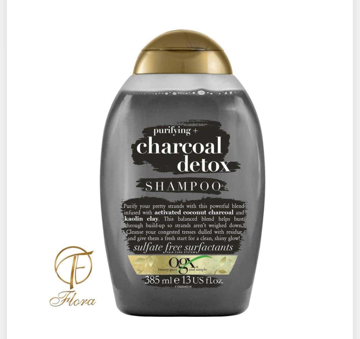 شامپو زغال او جی ایکس مناسب پوست چرب OGX Charcoal detox(اصل)