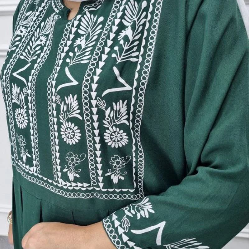 ساحلی مانتویی نخی چاپی طرح گندم/کد2831 — تصویر ۶
