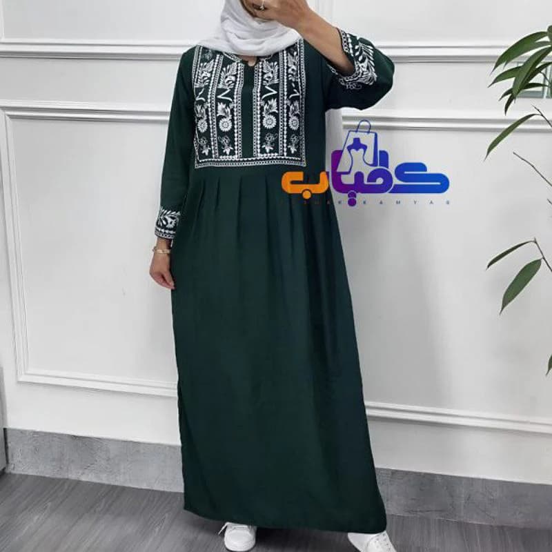 ساحلی مانتویی نخی چاپی طرح گندم/کد2831 — تصویر ۳