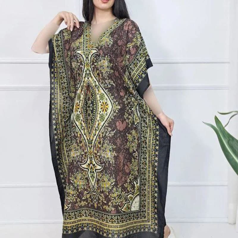 پانچ ساحلی رنگی سیلک وارداتی هندی/کد2793 — تصویر ۸