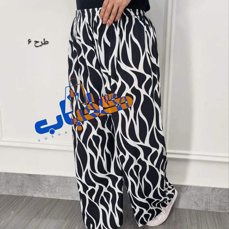 شلوارراسته کرپ فلور بوگاتی وارداتی/کد2762
