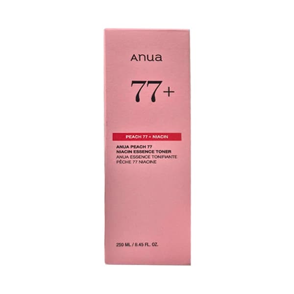 تونر آبرسان و روشن کننده آنوا مدل PEACH + NIACIN کد +77 مناسب برای انواع پوست حجم 250 میلی لیتر — تصویر ۲