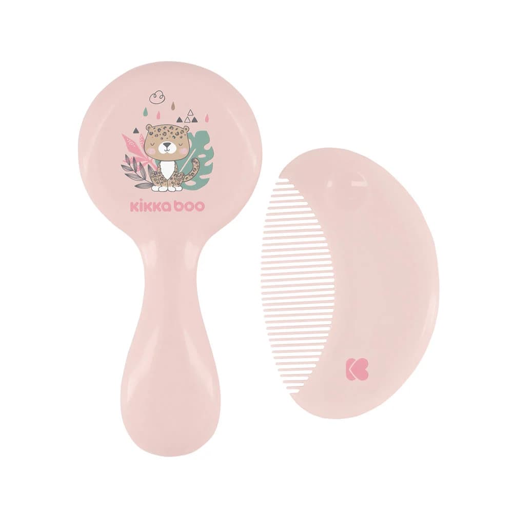 ست شانه و برس نوزاد کیکابو Kikkaboo مدل Savanna — تصویر ۲