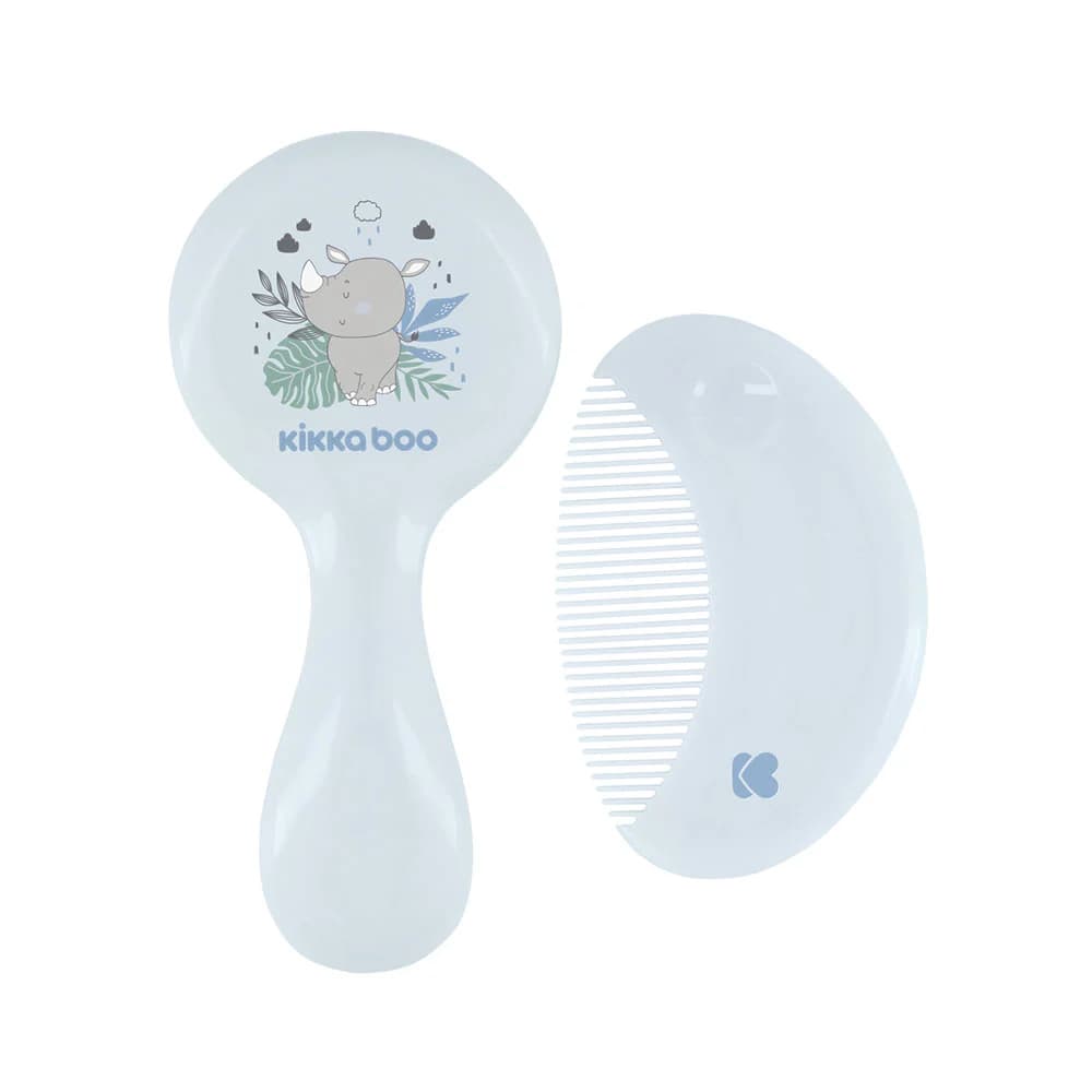 ست شانه و برس نوزاد کیکابو Kikkaboo مدل Savanna — تصویر ۳