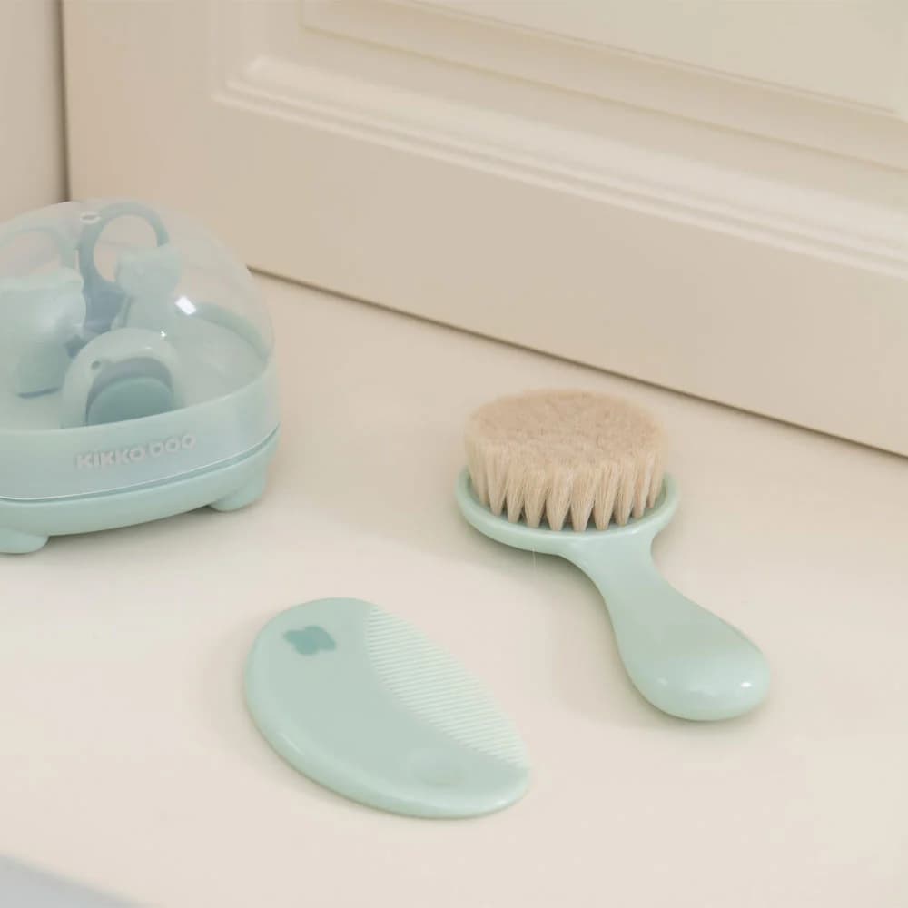 ست شانه و برس نوزاد کیکابو Kikkaboo مدل Savanna — تصویر ۵