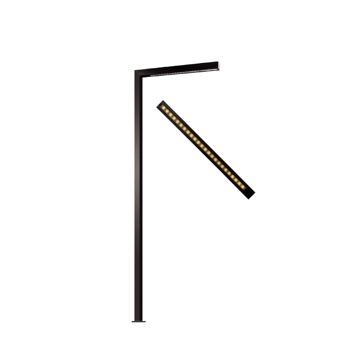 چراغ حیاطی و پارکی شعاع کدSH-S731-24W