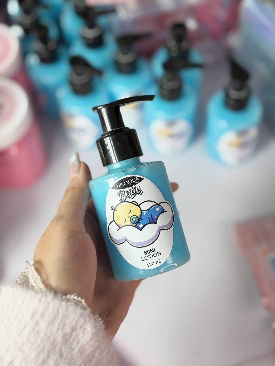 لوسیون بدن بچه با رایحه پودر بچه 👼🏻✨