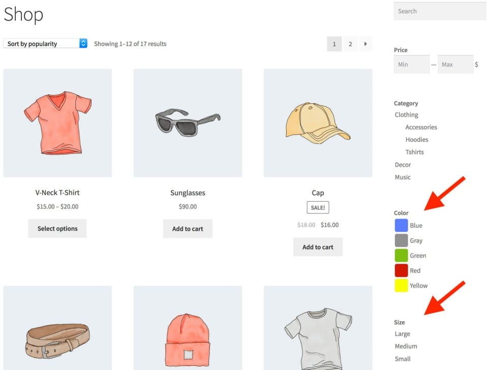 افزونه Product Filters for WooCommerce فیلتر آجاکس محصولات ووکامرس 1.4.27 — تصویر ۳