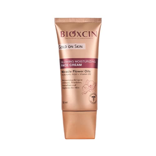 كرم مرطوب كننده و درخشان كننده GOLD ON SKIN بيوكسين 50 ميل