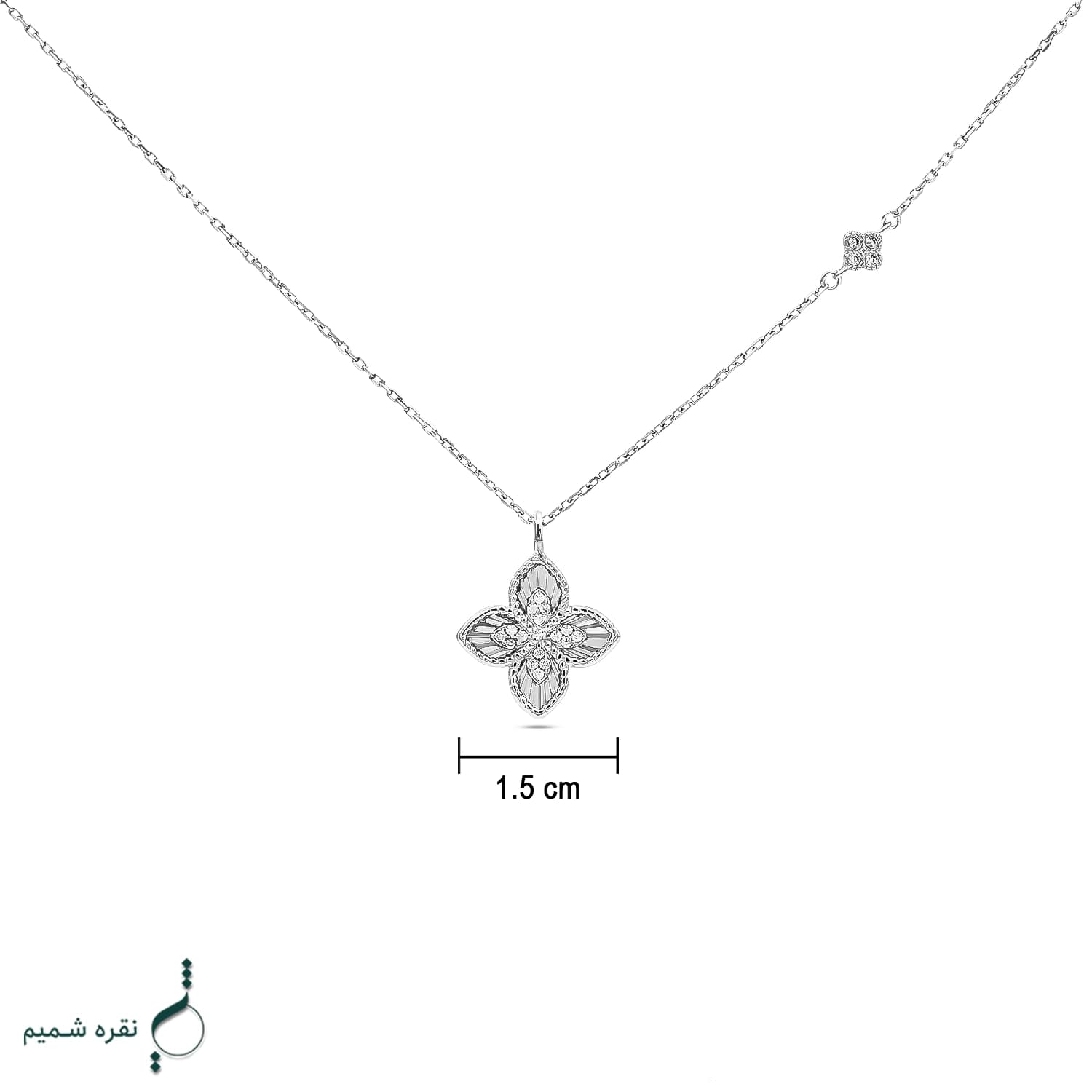 گردنبند نقره زنانه مدل CNE K14 — تصویر ۳