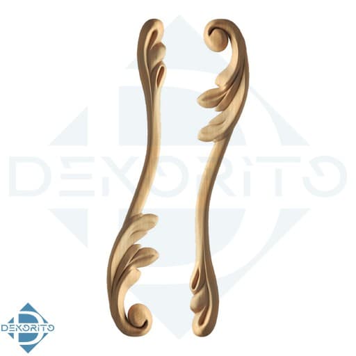 گل منبت کنج کد L110 سایز 20 سانت (پک دو عددی)