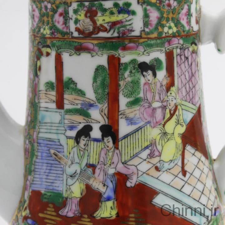 قوری چای گل مرغی طرح ملکه — تصویر ۴