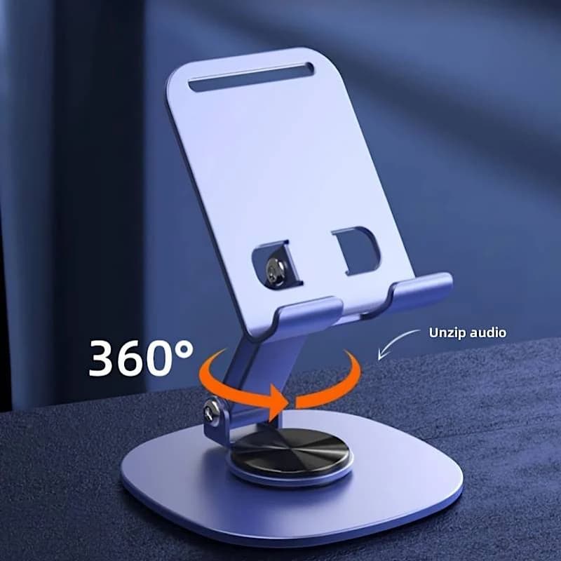نگهدارنده و هولدر موبایل رو میزی مدل فلزی کدN862 — تصویر ۳