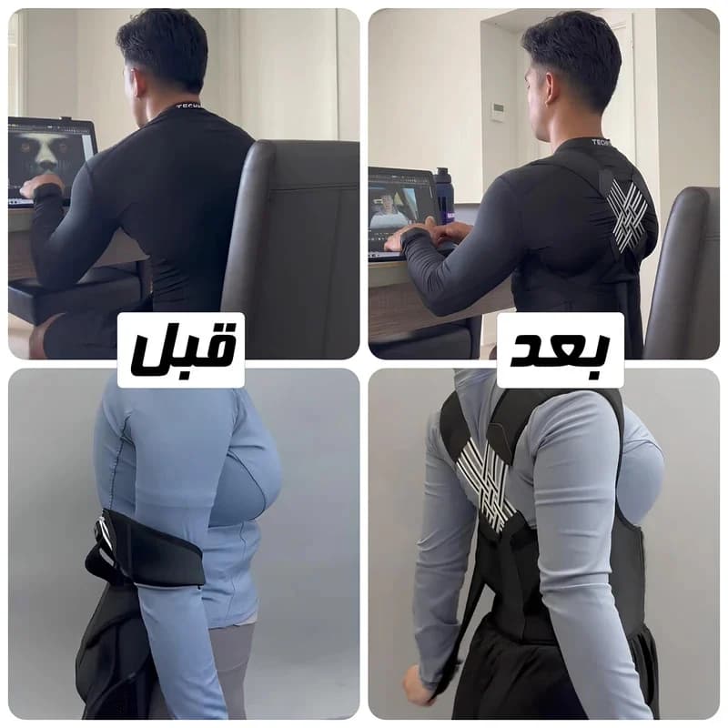 قوزبند طبی اصلاح فرم کمر و شانه مدل ضربدری کدN598 — تصویر ۸