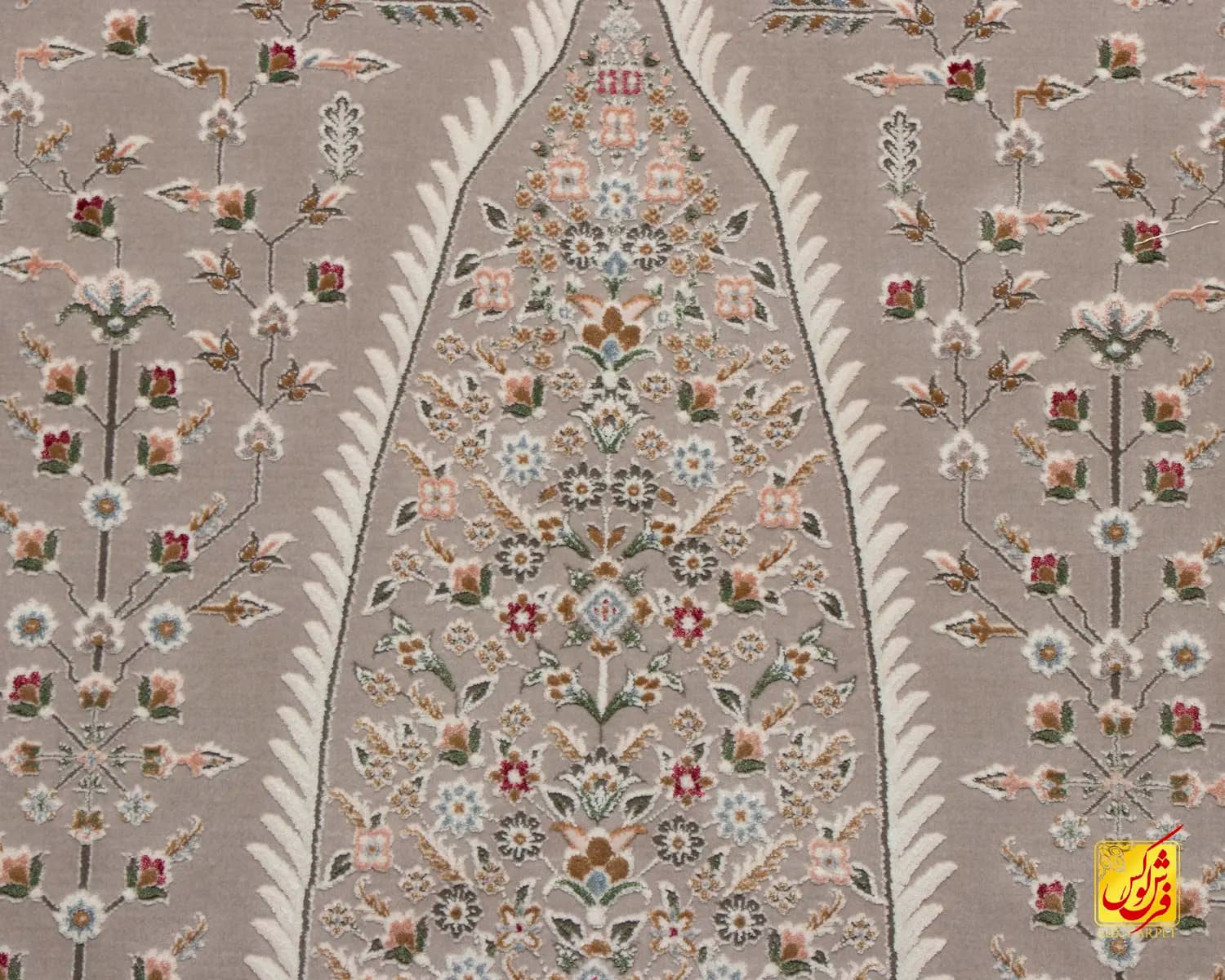 فرش کلاسیک 1791 طوسی — تصویر ۵