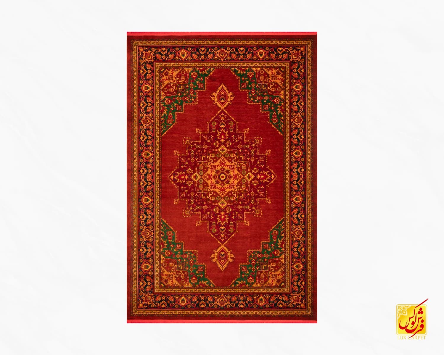 فرش کلاسیک 703 عنابی — تصویر ۲