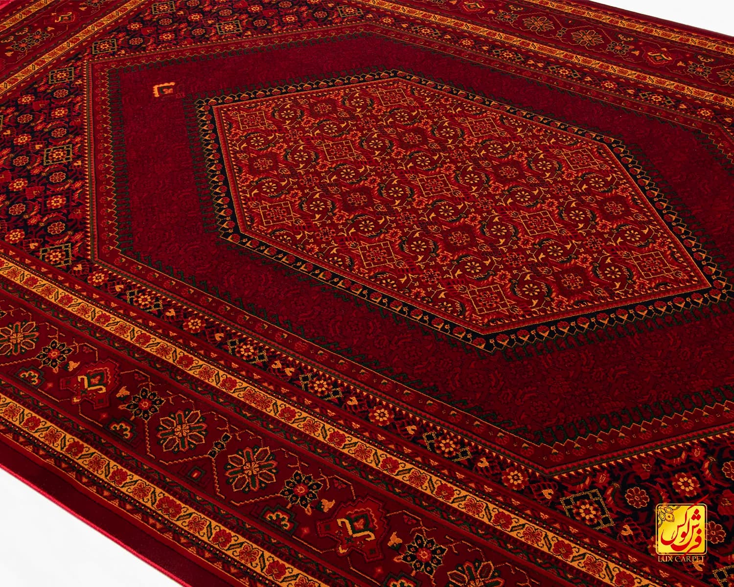فرش کلاسیک 724 زرشکی — تصویر ۳