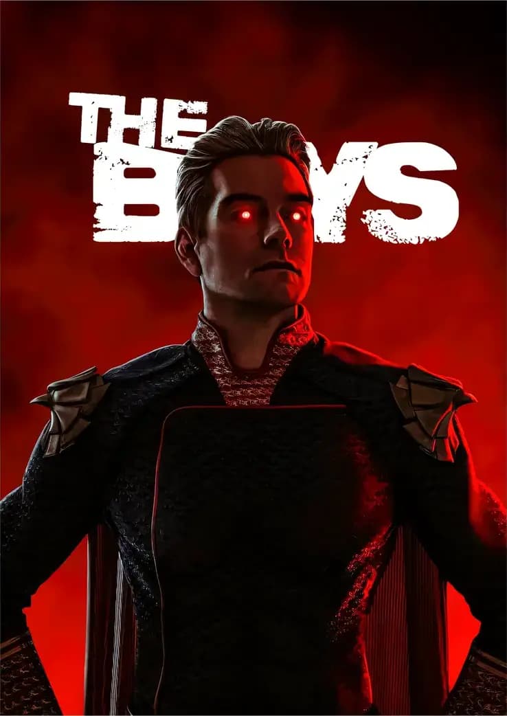 متال پوستر سریال The Boys شخصیت Homelander کد N601