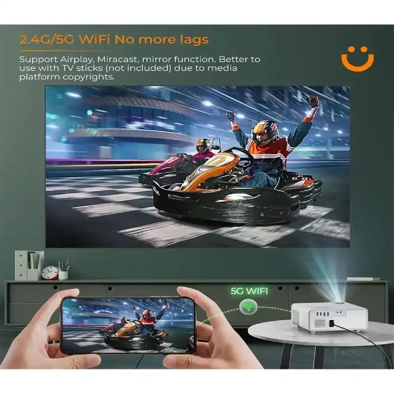 ویدیو پروژکتور YABER PRO Y9 1080P — تصویر ۴