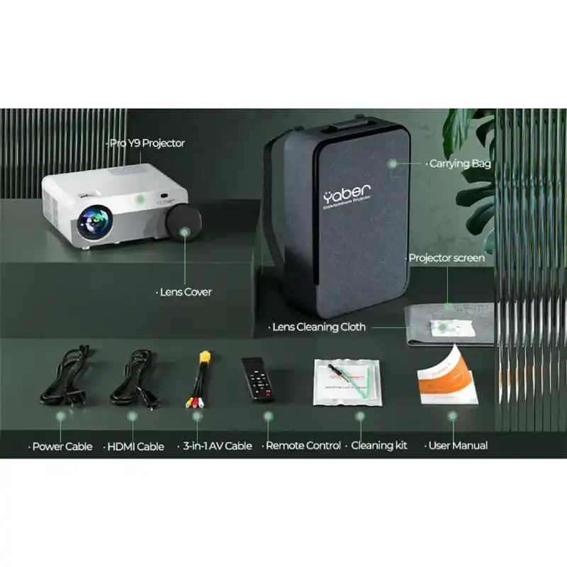ویدیو پروژکتور YABER PRO Y9 1080P — تصویر ۳