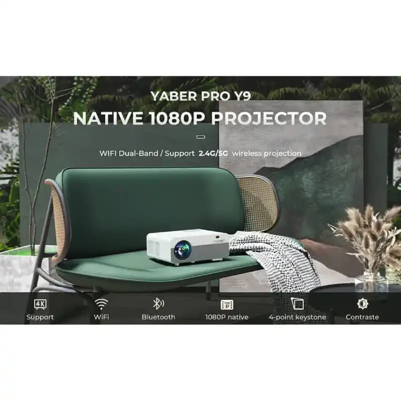 ویدیو پروژکتور YABER PRO Y9 1080P — تصویر ۶