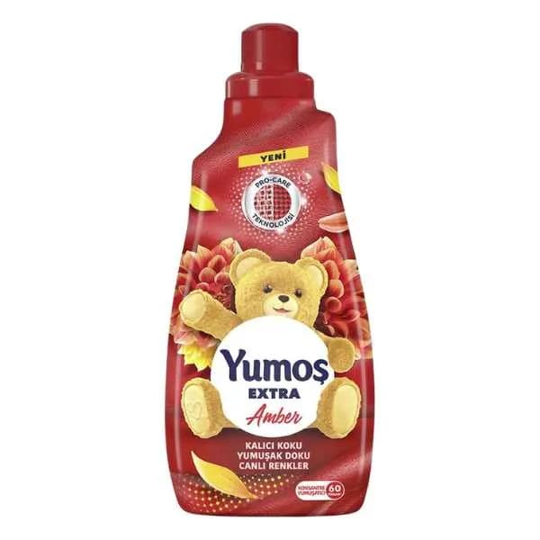 مایع نرمکننده لباس یوموش اکسترا با رایحه امبر حجم ۱۴۴۰ میلیلیتر (Yumoş)