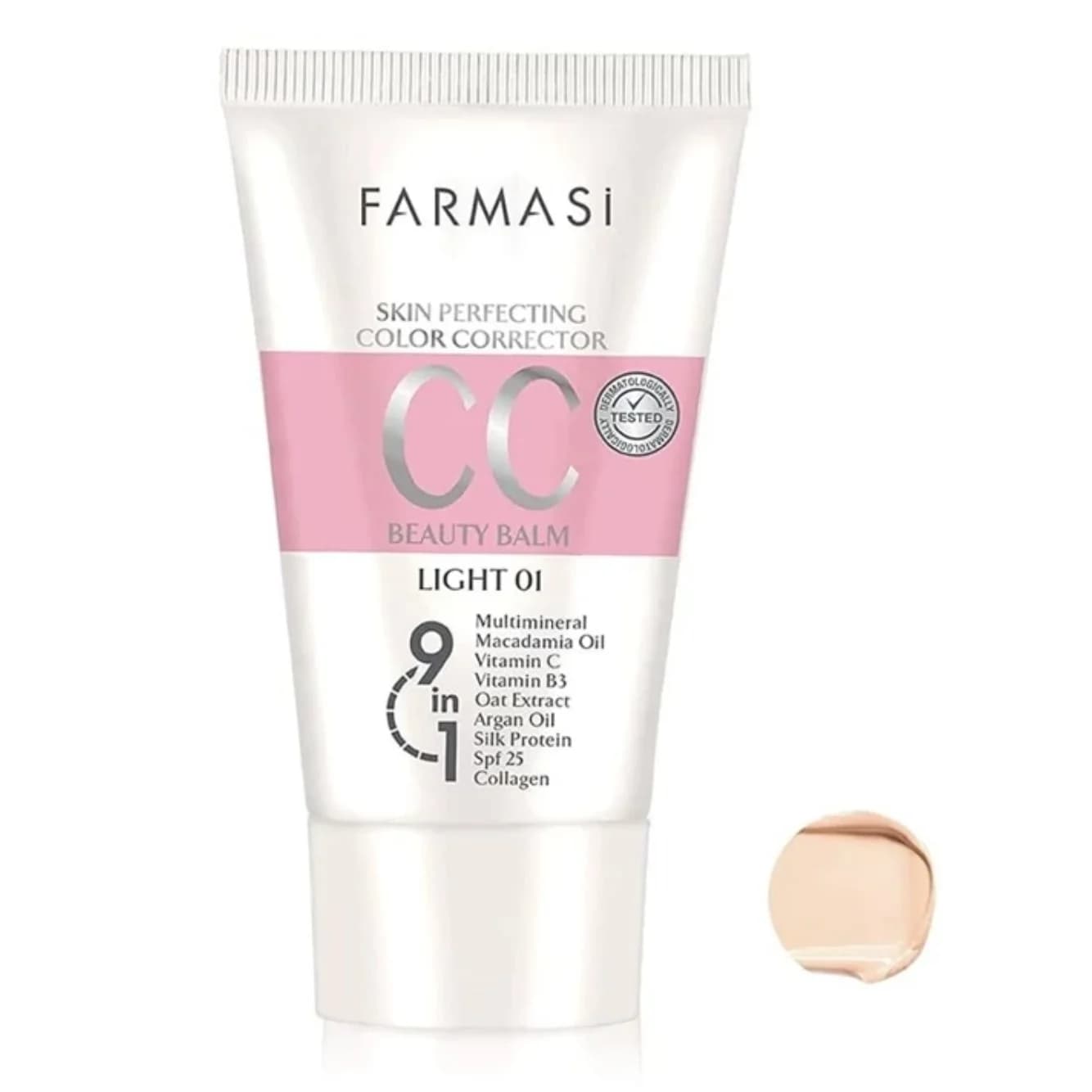 سی سی کرم فارماسی رنگ Light 01 حجم 50 میلی لیتر
