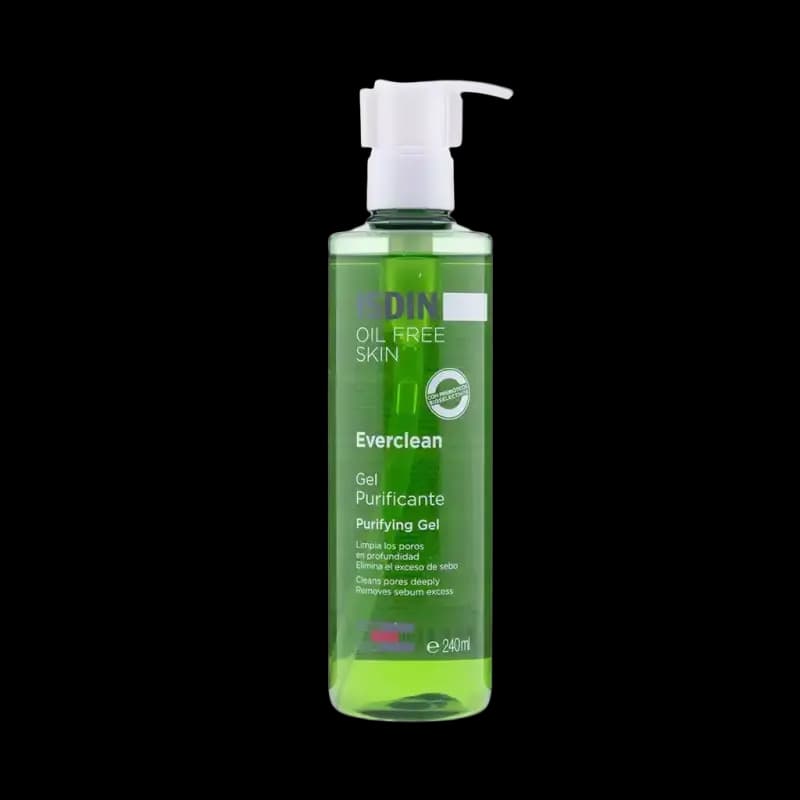 ژل شستوشوی اورکلین ایزدین مخصوص پوست چرب 240 میل – ISDIN Everclean Purifying Gel