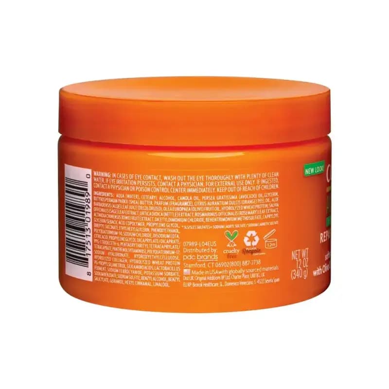 کرم آووکادو آبرسان و ترمیمکننده خارج از حمام مخصوص موهای فر و مجعد کنِتو – Cantu Avocado Hydrating Repair Leave‑In Cream — تصویر ۲