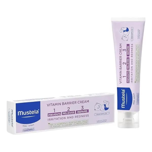 کرم محافظ ویتامینه ضد سوختگی پوشک موستلا ۱۰۰ میلیلیتر (Mustela)