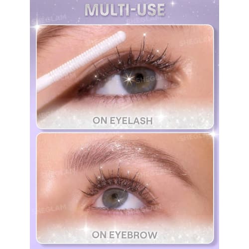 ریمل اکلیلی شیگلم (گلیتری) مدل Crystal Gaze مخصوص مژه و ابرو — تصویر ۳
